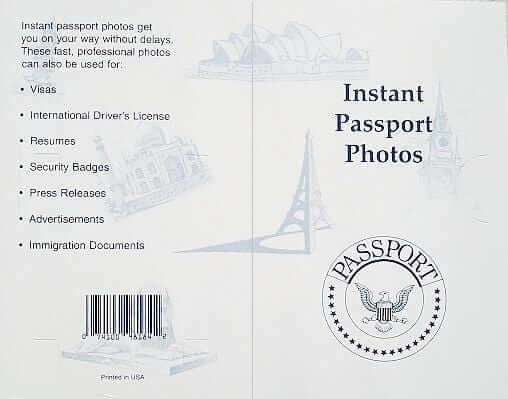 Passport Photo Folders - Pack of 100 pieces - Eventprinters.com