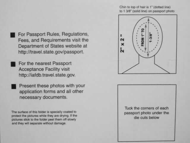 Passport Photo Folders - Pack of 100 pieces - Eventprinters.com