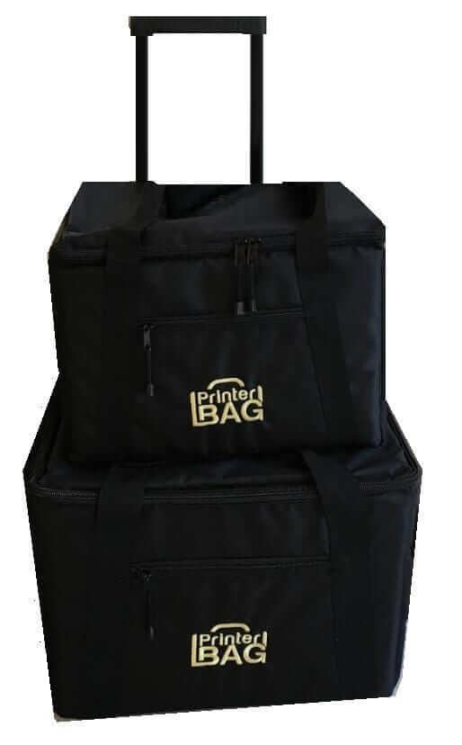 PrinterBag 2-in-1 rolling printer carrying case with retractable handle and wheels