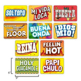 "SPANISH COLLECTION 2" - PHOTO BOOTH SIGN PROPS - EN ESPANOL. Set of 5 Double Sided PVC PROPS. - Eventprinters.com