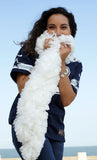 Super Sized WHITE Featherless Boa - Eventprinters.com