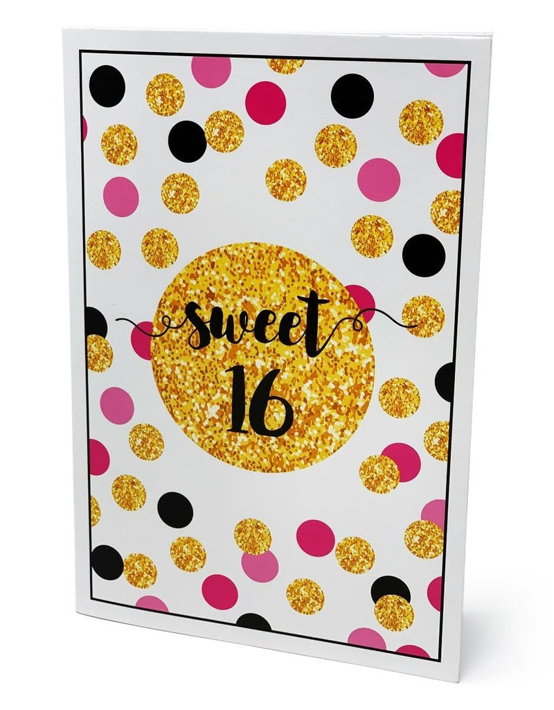 Sweet Sixteen 4x6 Photo Folder - 100 Pack - Eventprinters.com